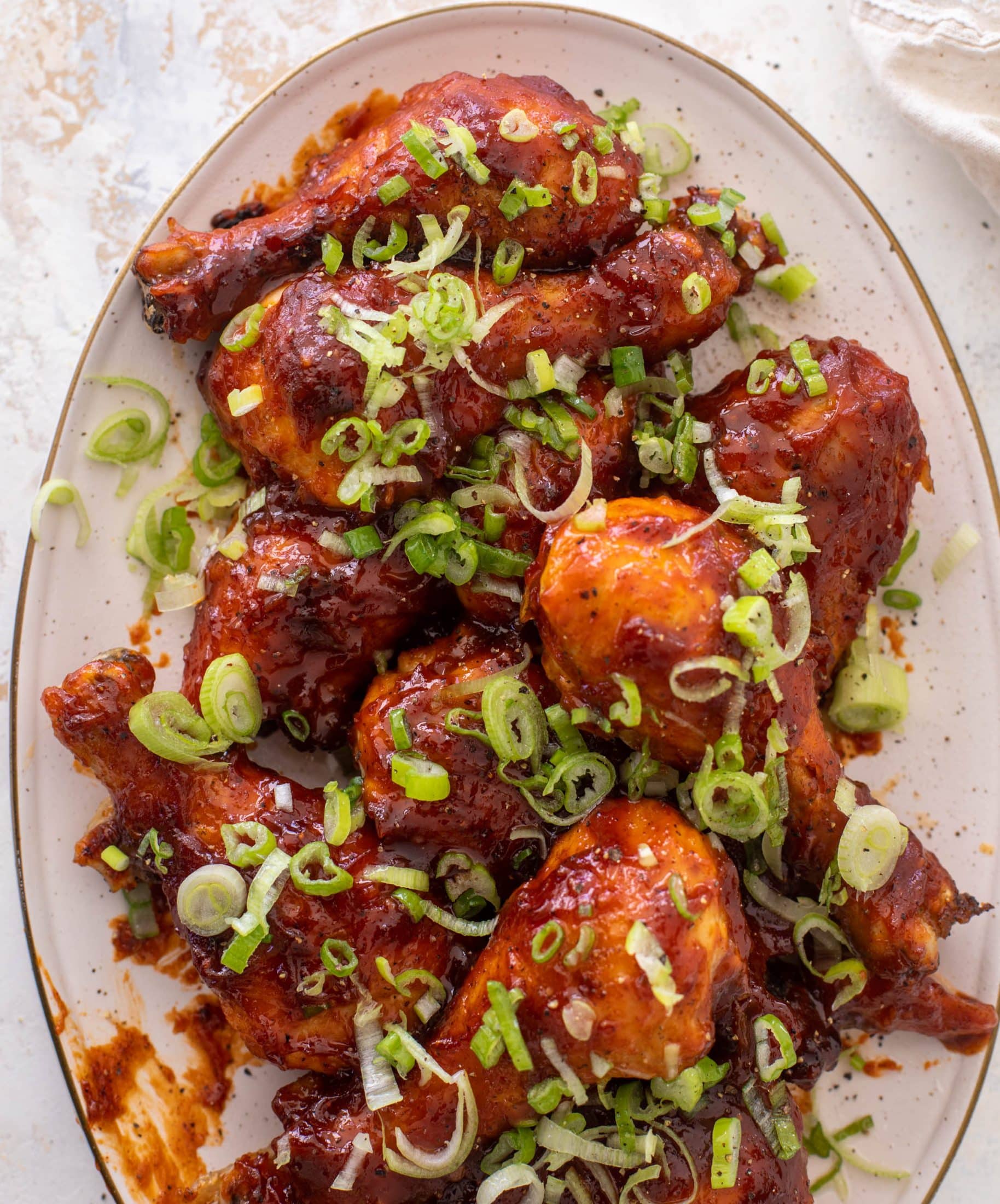 baked BBQ chicken drumsticks