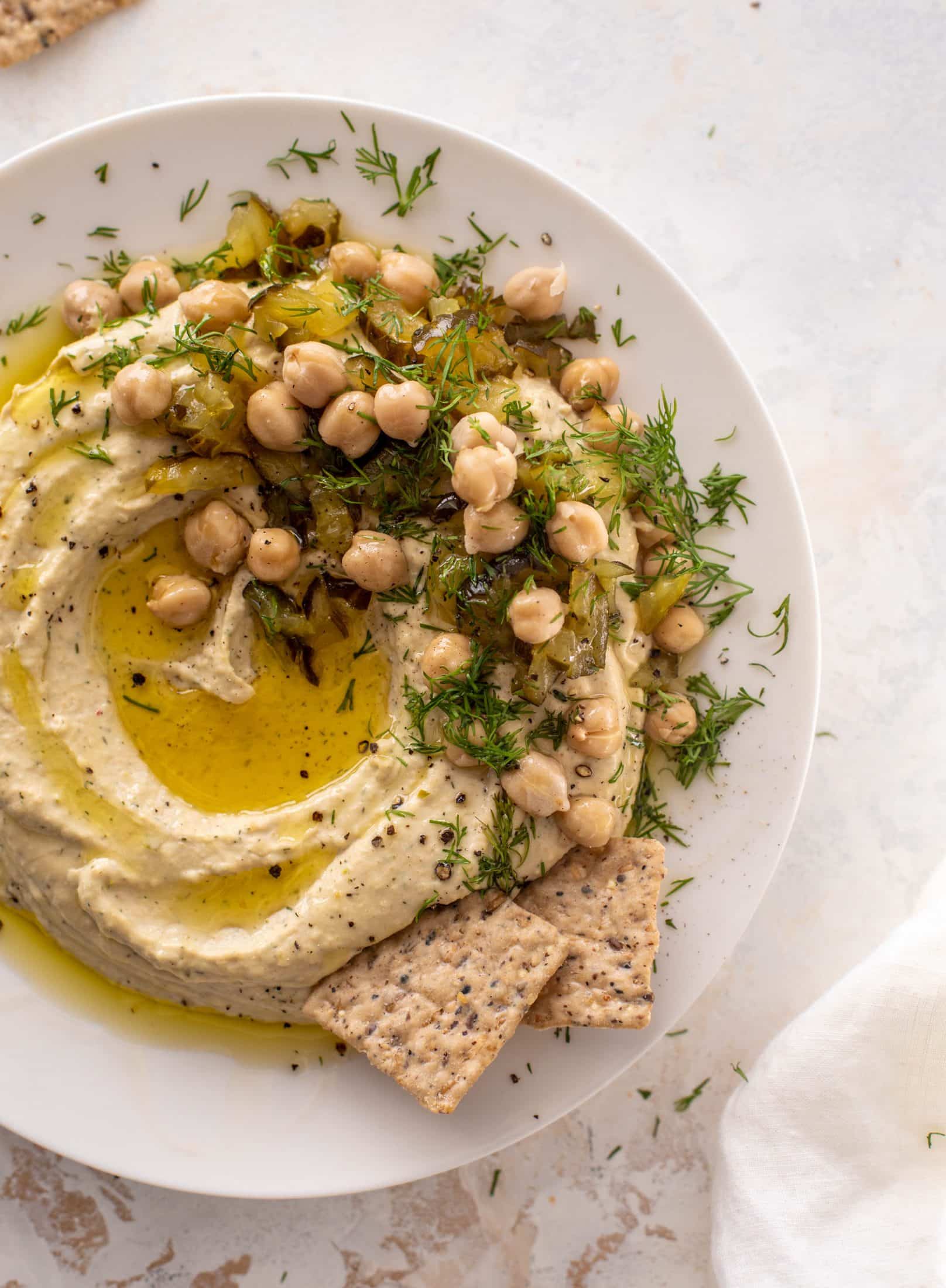 dill pickle hummus