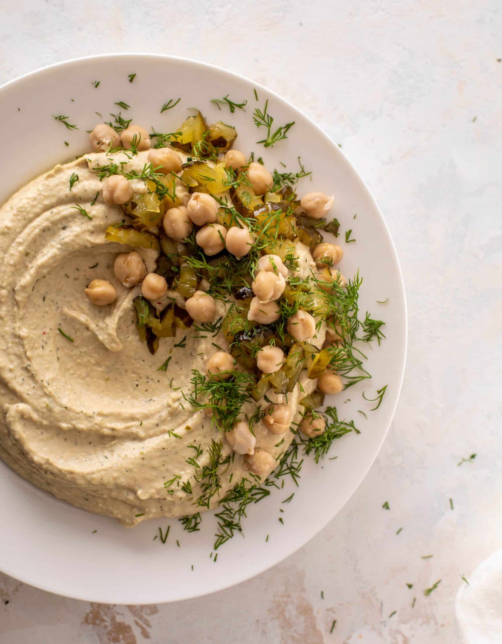 dill pickle hummus