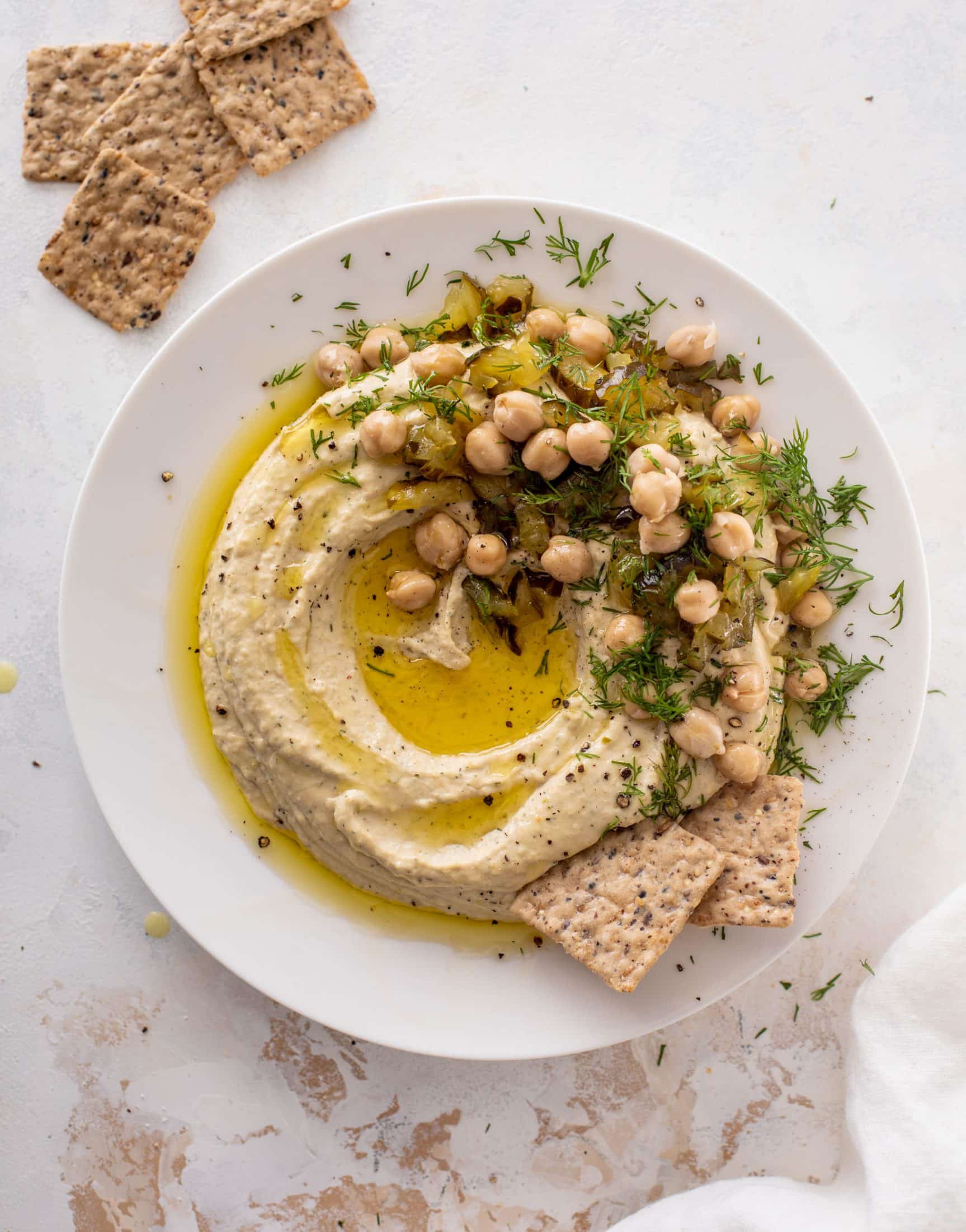 dill pickle hummus