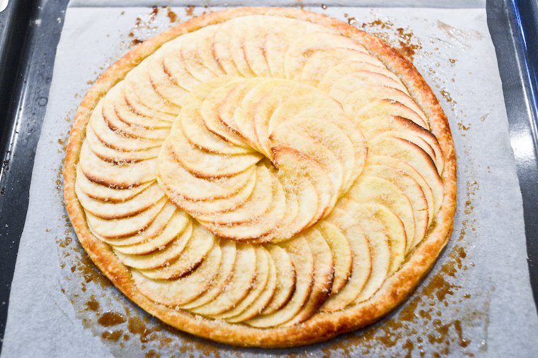 Caramelized Apple Tarte Fine