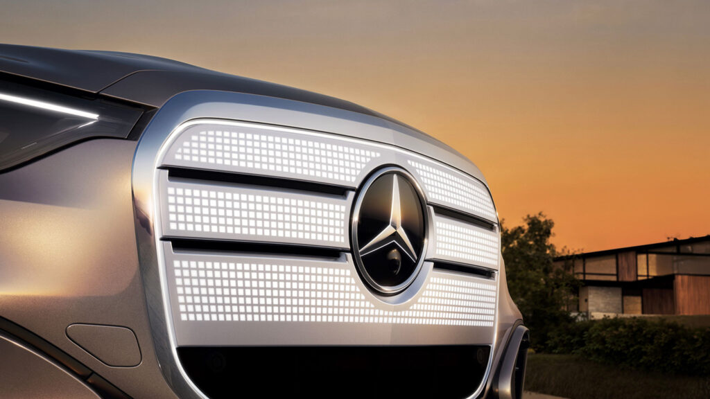  The Mask Comes Off On Mercedes’ Most Dramatic Electric SUV Yet
