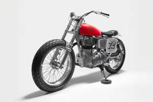 Royal Enfield Bullet 500 flat tracker by Frontwheel Motors