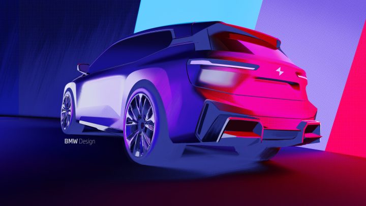 BMW iX Design Sketch Render