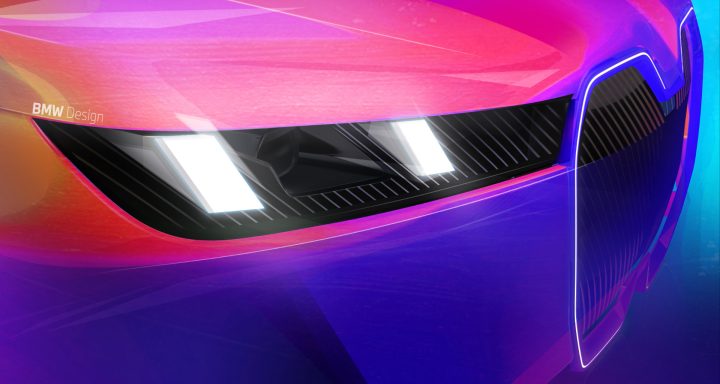 BMW iX Design Sketch Render