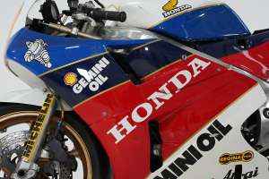 Joey Dunlop's race-winning Honda VFR750R RC30