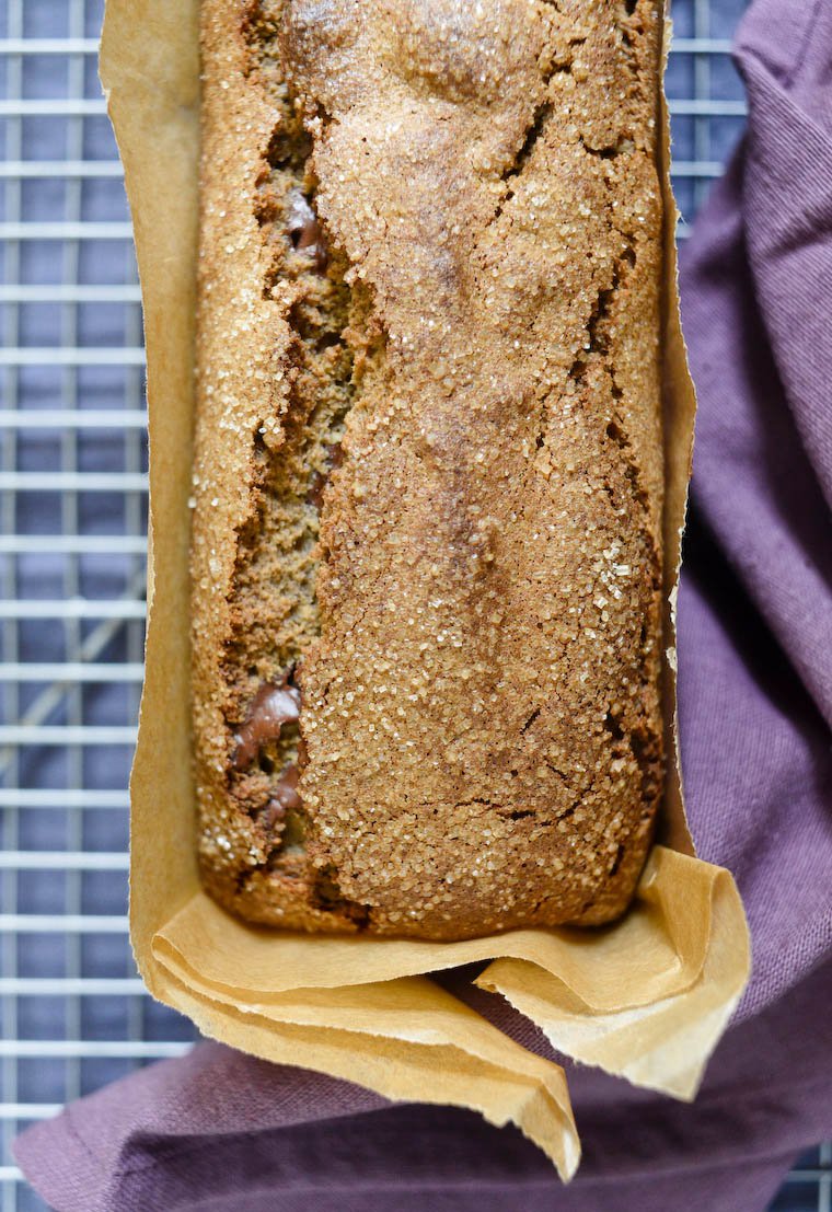 Chocolate Buckwheat Pound Cake