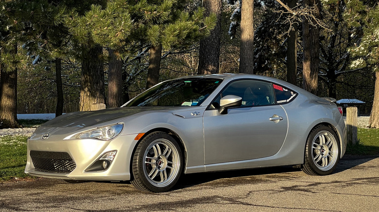 Amber's old silver Scion FR-S